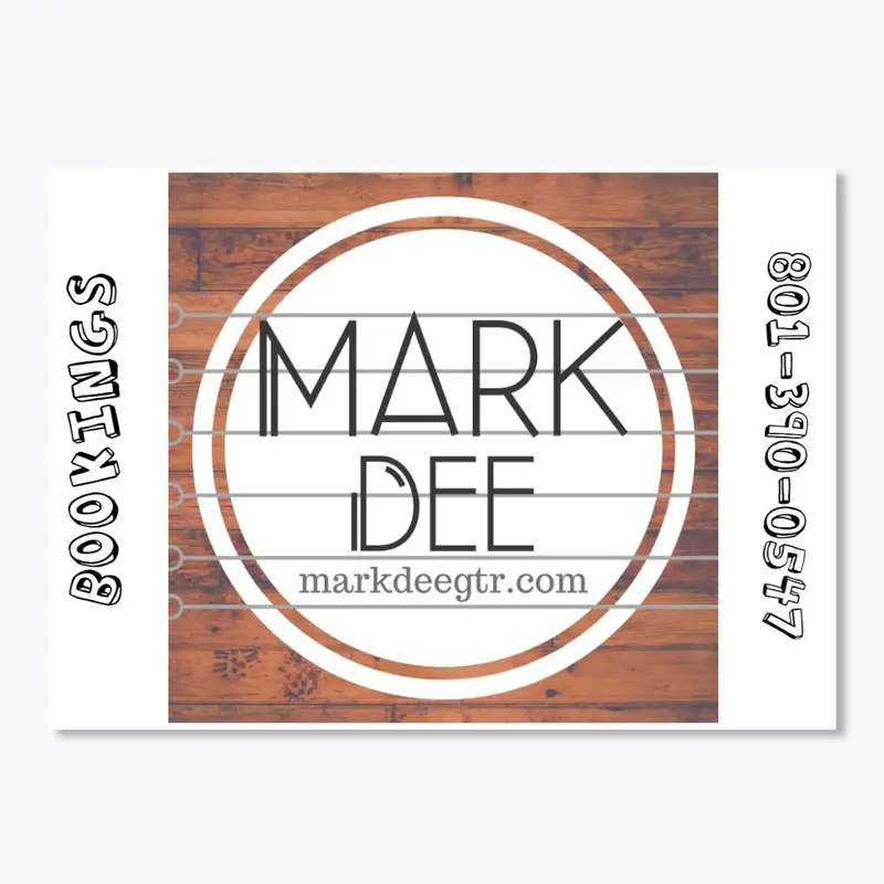 Mark Dee-Booking Sticker